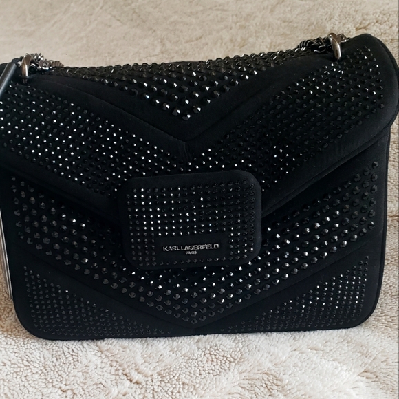 Karl Lagerfeld black purse - Picture 3 of 9